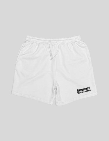 Overworked Terry Shorts Terry Shorts Greater Half White S